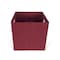 John Louis Home Fabric Bins, Canvas, Burgandy, 11 in W BIN-C-C04 - alternate 3